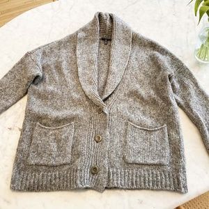 Eileen Fisher Shawl Collar Alpaca Blend Cardigan